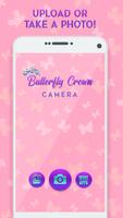 Butterfly Crown Camera - Filters for Selfies Affiche