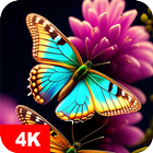 Papillons Fonds d'écran 4K icône