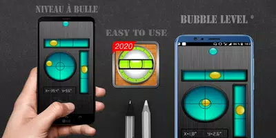 Bubble level clear, simple eas ポスター