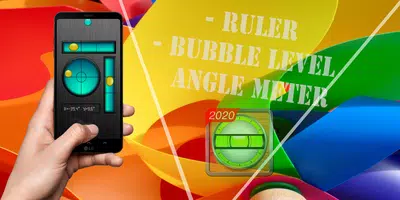 Bubble level clear, simple eas スクリーンショット 3