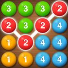 Number Puzzle - bubble match আইকন