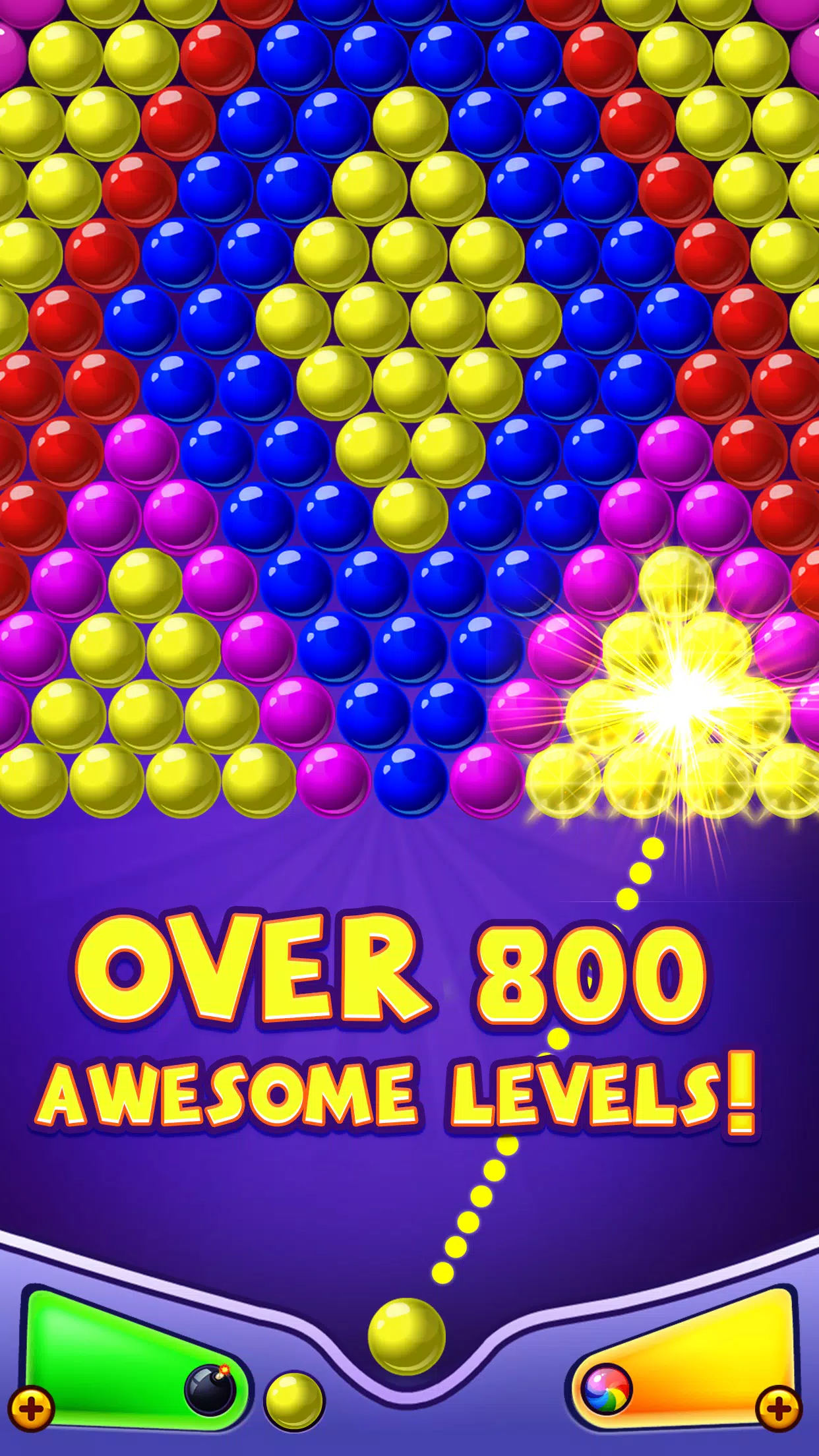 Bubble Crush Pop Shooter Games android iOS apk download for free