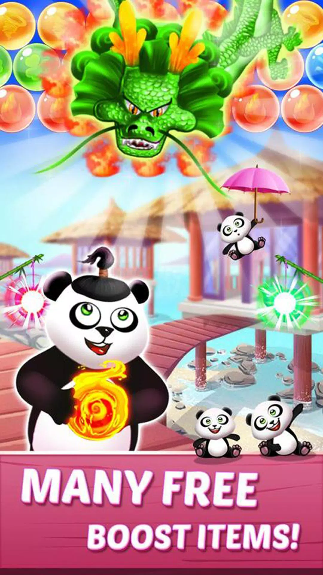 Descarga de APK de Bubble Shooter: Cute Panda Pop! Blast, Shoot Free para  Android