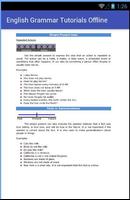 English grammar tutorials offline screenshot 2