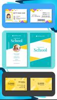 Student card maker-poster