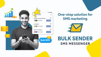 Bulk Sender - SMS Messenger poster