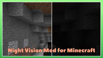 Night Vision Mod  Minecraft 海报