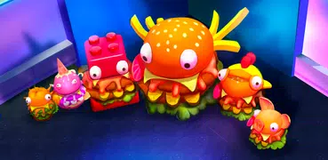 Burger.io: comer & devorar hambúrgueres no jogo io