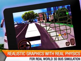 3D حافلة سائق محاكي الملصق