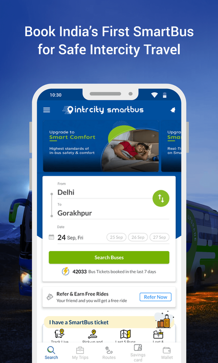 IntrCity: Bus Ticket Booking poster