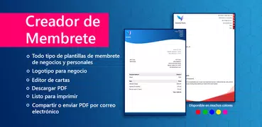 Crear membrete con logo cartas