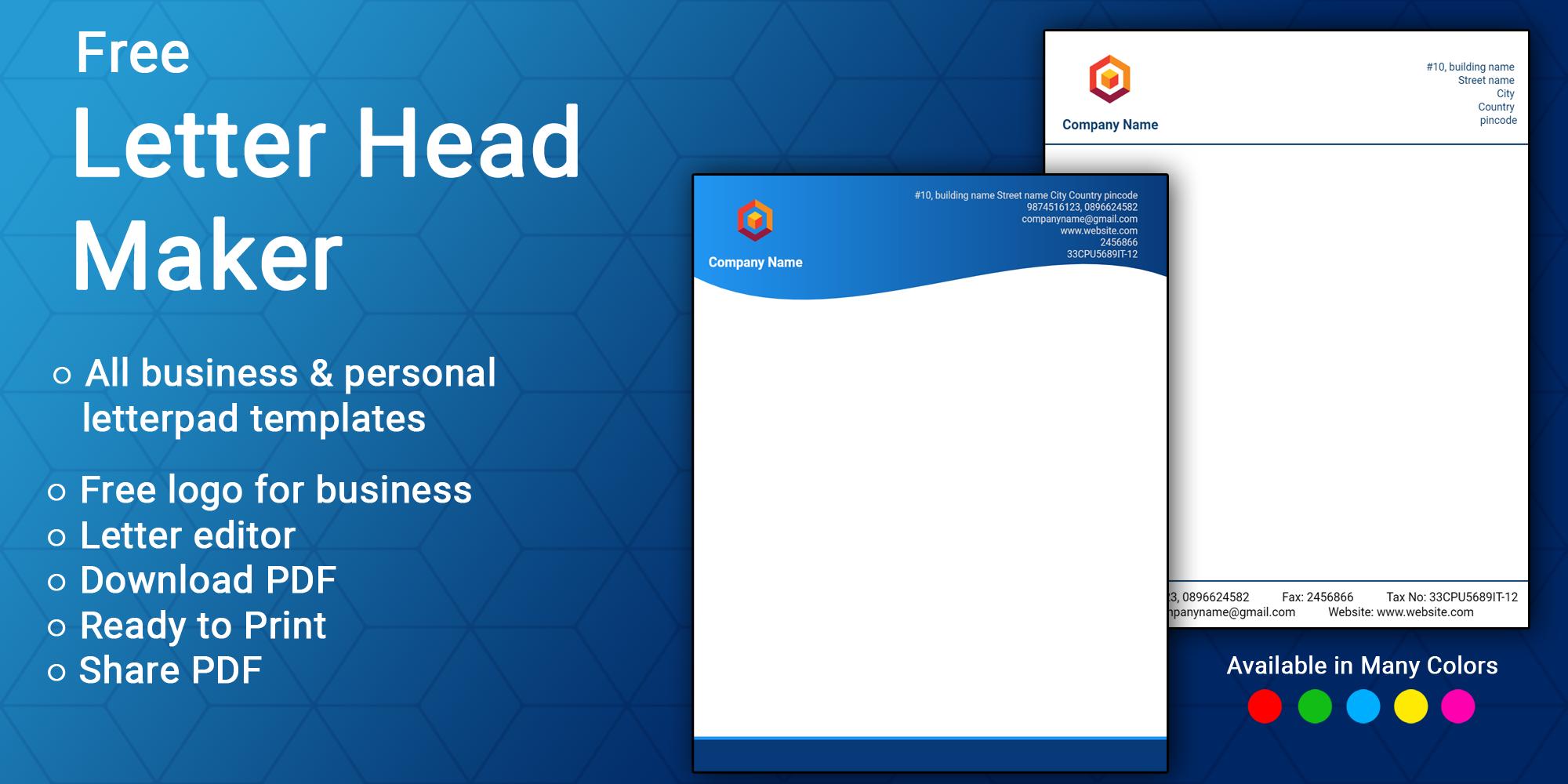 logo software free download letter head creator