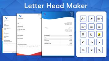 Letterhead Maker with logo PDF पोस्टर