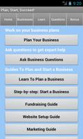 Small Business Coach & Plan Affiche