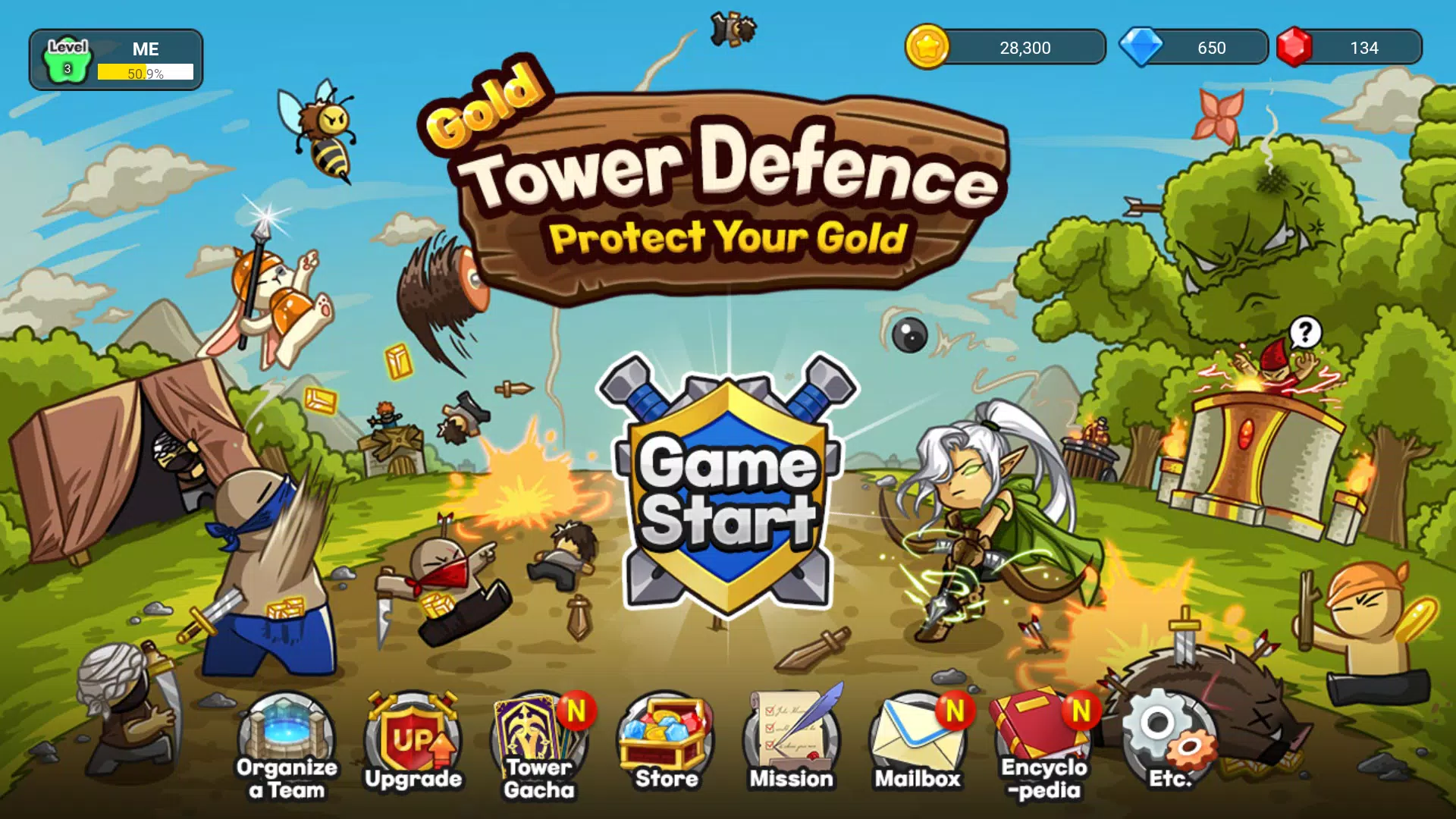 Tower Defense Games - GOLDEN LEGEND MOD APK 4.8 Android