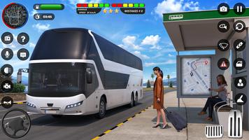 City Coach Simulator Bus Game Affiche