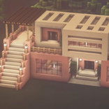 Pink princess house for mcpe