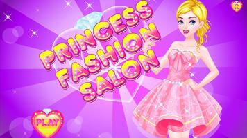 Модный салон для принцессы постер