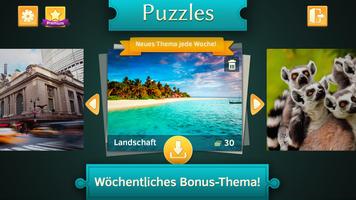 Puzzle Landschaft Plakat