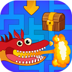 Maze game for kids. Labyrinth  icon