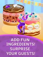 Kinderspiele Kuchen backen Plakat