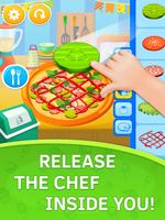 Pizza Maker Kids kochen Spiele Plakat