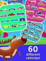 Baby Car Puzzles for Kids スクリーンショット 1