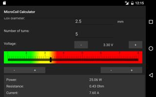 برنامه‌نما Pocket Vapor CoilCalculator عکس از صفحه