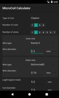 Pocket Vapor CoilCalculator syot layar 1