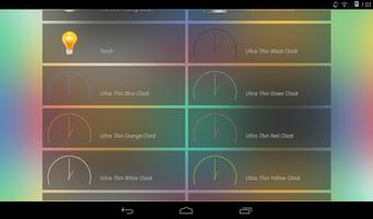 Ultra Thin Clock Widgets screenshot 2