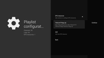 TVirl. IPTV pour Android TV capture d'écran 3