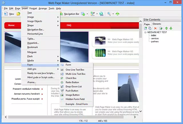 Web Page Maker