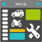Vehicle repair station icon