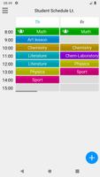 Student Schedule Lt. poster