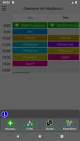 Calendrier de l'étudiant Lt. capture d'écran 1