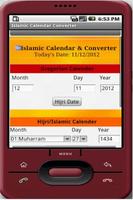 Islamic Calendar Converter โปสเตอร์