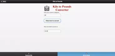 Pounds to Kilograms Converter
