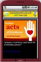 Random Act of Kindness Cartaz
