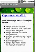 Analisis Ibu Jari Android capture d'écran 1