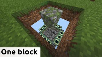 Survival on one block mcpe 海报