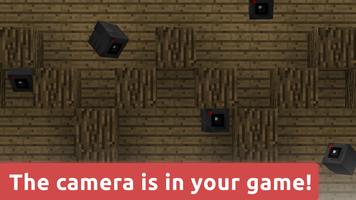 Security camera in minecraft poster