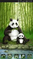 Thème panda GO Launcher EX Affiche