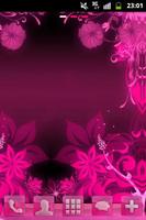 الزهور الوردية موضوع GO قاذفة تصوير الشاشة 1