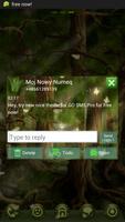 Thème forestier GO SMS Pro capture d'écran 3