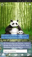 Thème Panda GO SMS Pro capture d'écran 1