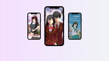 Sakura School Wallpaper HD Ekran Görüntüsü 3