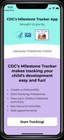 Poster CDC Milestone Tracker