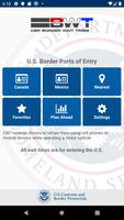 CBP Border Wait Times الملصق