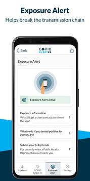 COVID Alert PA 截图 2
