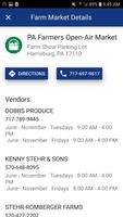 PA FMNP Market Locator تصوير الشاشة 1
